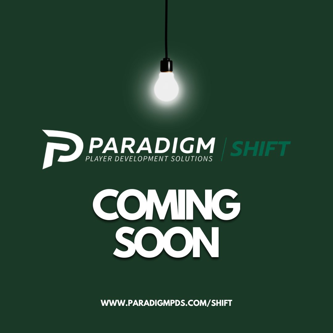 ParadigmPDS's tweet photo. Paradigm SHIFT is coming.

A new player development platform built for coaches who want analytics, programming, recovery, and communication all in one place.

Sign up to be the first to get access 👇 
https://t.co/Et6SGqkcCl https://t.co/fHMO15hWz5