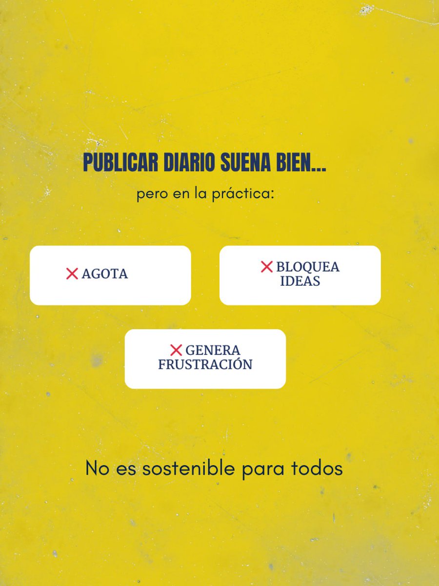 denis_cm's tweet photo. 😩 Crear contenido todos los días está agotando a muchos emprendedores

Publicar sin parar no siempre significa crecer 📉
Cuando no tienes estrategia, crear contenido se vuelve estrés, bloqueo y frustración.
 
#MarketingDigital #ContenidoQueVende #EstrategiaDigital #RedesSociales https://t.co/2GUrSsRuc3