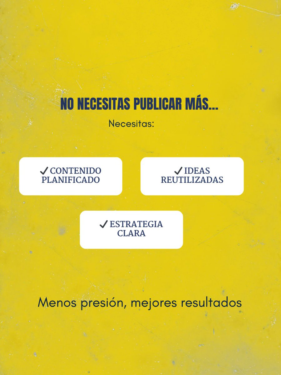 denis_cm's tweet photo. 😩 Crear contenido todos los días está agotando a muchos emprendedores

Publicar sin parar no siempre significa crecer 📉
Cuando no tienes estrategia, crear contenido se vuelve estrés, bloqueo y frustración.
 
#MarketingDigital #ContenidoQueVende #EstrategiaDigital #RedesSociales https://t.co/2GUrSsRuc3