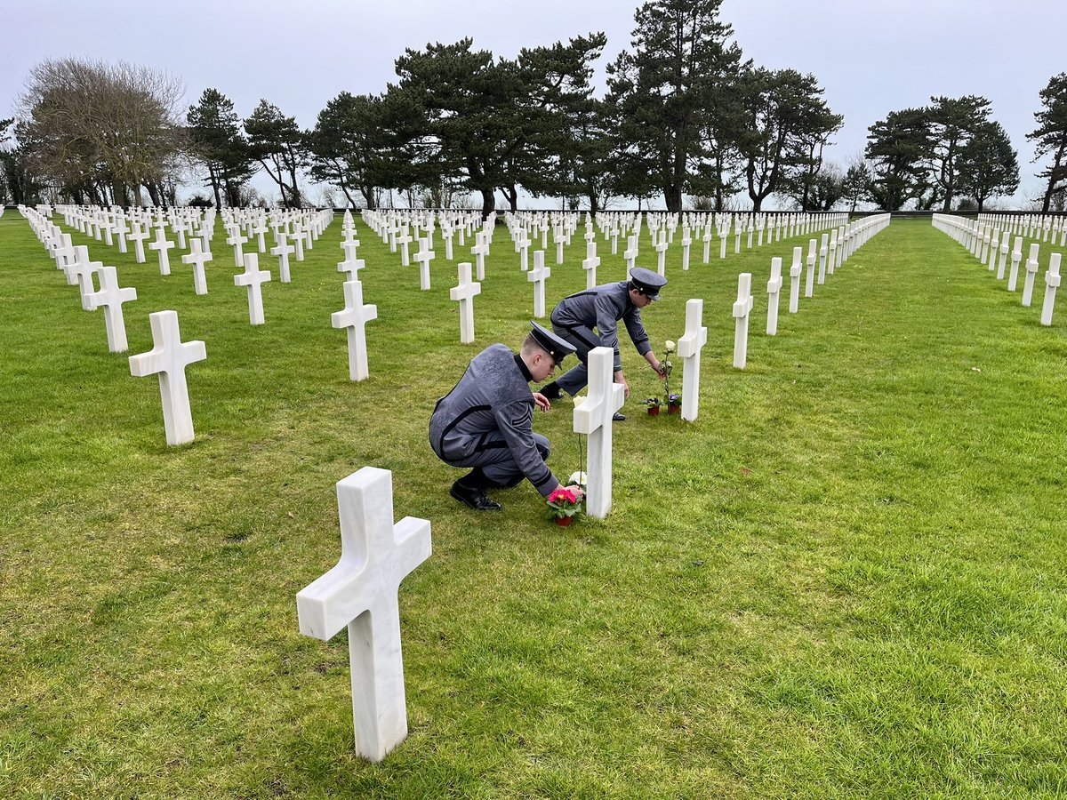 MGKlingenberg's tweet photo. “We’re fortunate in being Americans. At least we don’t step on the underdog. I wonder if that’s because there are no ‘Americans’ — only a stew of immigrants; or if it’s because the earth from which we exist has been so kind to us and our forefathers; or if it’s because the ‘American’ is the offspring of the logical European who hated oppression and loved freedom beyond life? Those great mountains and tall timber; the cool deep lakes and broad rivers; the green valleys and white farmhouses; the air, the sea and wind; the plains and great cities; the smell of living — all must be the cause of it. …

“And yet, with all that, we can’t get away from the rest. … For each of us who wants to live in happiness and give happiness, there’s another different sort of person wanting to take it away. Those people always manage to have their say, and Mars is always close at hand. We know how to win wars. We must learn now to win peace. Stick our noses in the affairs of the world. Learn politics as well as killing. Make the world accept peace whether they damn well like it or not. Here is the dove, and here is the bayonet. …

“If I ever have a son, I don’t want him to go through this again, but I want him powerful enough that no one will be fool enough to touch him. He and America should be strong as hell and kind as Christ. That’s the only insurance until human nature becomes a tangible thing that can be adjusted and made workable.”

Letter of LT Thomas Meehan III, CO, E Company, 506th PIR, 101st Airborne Division, to his wife, May 1944.

KIA 6 JUNE 1944
