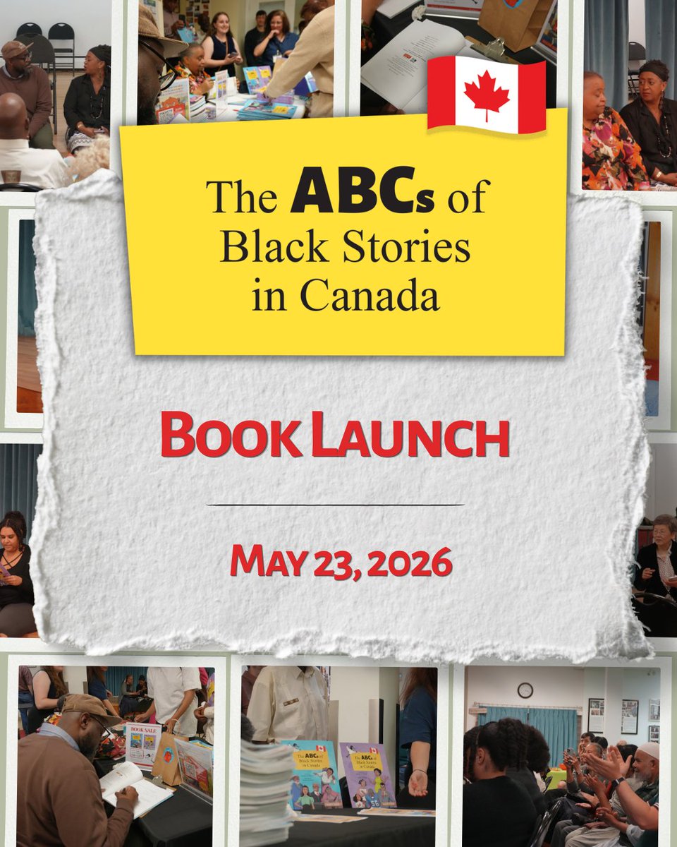 DCCED's tweet photo. 🇨🇦 The ABCs of Black Stories in Canada! 👈

Thank you to everyone who attended the official book launch &amp; signing event at Montréal’s @UnionUnitedMTL  ❤️💛💚

See the full post over on our Instagram

#blackhistory #canadianhistory #education #blackhistoryfacts #kidsbookswelove https://t.co/j6E4ddPILO