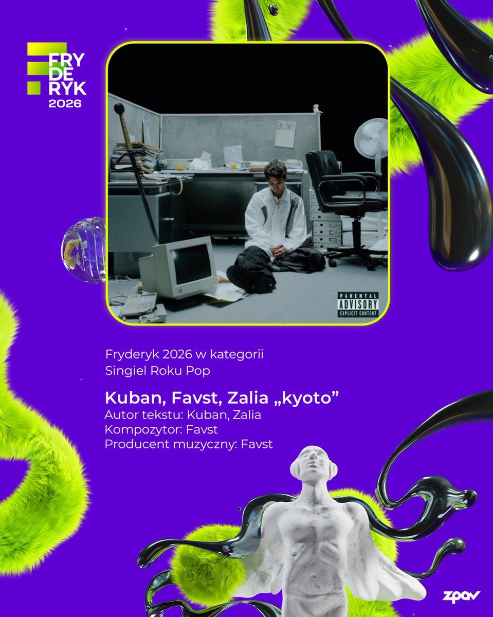 HibHobXD's tweet photo. Kuban, Zalia i Favst z fryderykiem za Singiel Roku Pop

Niestety, nie odebrali go totalnie najebani https://t.co/4mk6zbm5iN