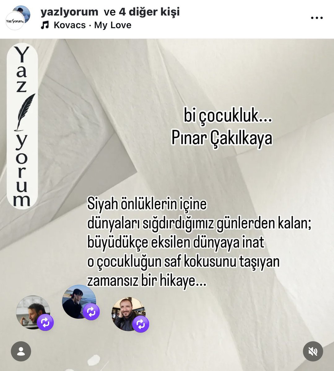 aslipoll's tweet photo. bi çocukluk..yazyorum.com’da… https://t.co/X561Ub4eys