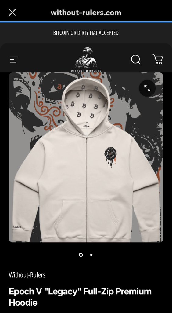 mrmasternode's tweet photo. @MannaBitcoin @without_rulers This merch is 🔥

This is what I’d love to rep https://t.co/HOCykzf7Ey