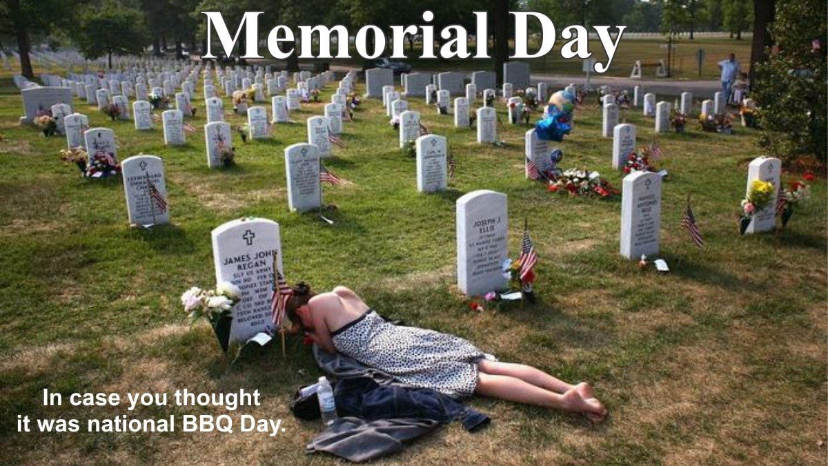 SethECoyne's tweet photo. These kinds of images often bring tears to my eyes. May God welcome home the heroes who have laid down their lives for their friends and may he strengthen, bless and comfort those who are left behind by such sacrifices. Happy Memorial Day! https://t.co/hk0rzD12wY
