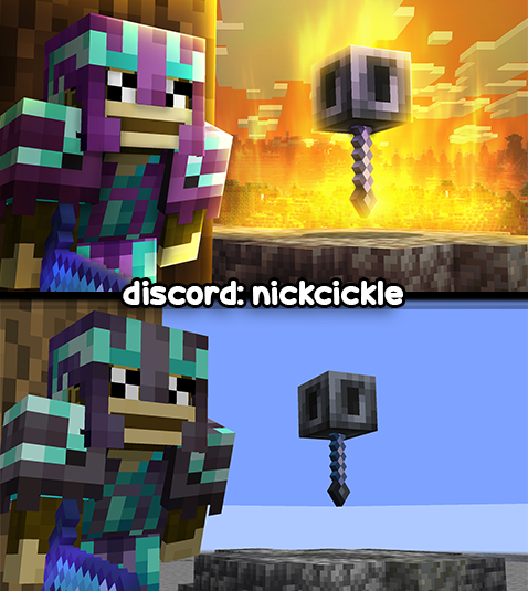 nickcicklecool's tweet photo. would you click on this minecraft thumbnail? (commissions open) https://t.co/jlXJGRrTFm