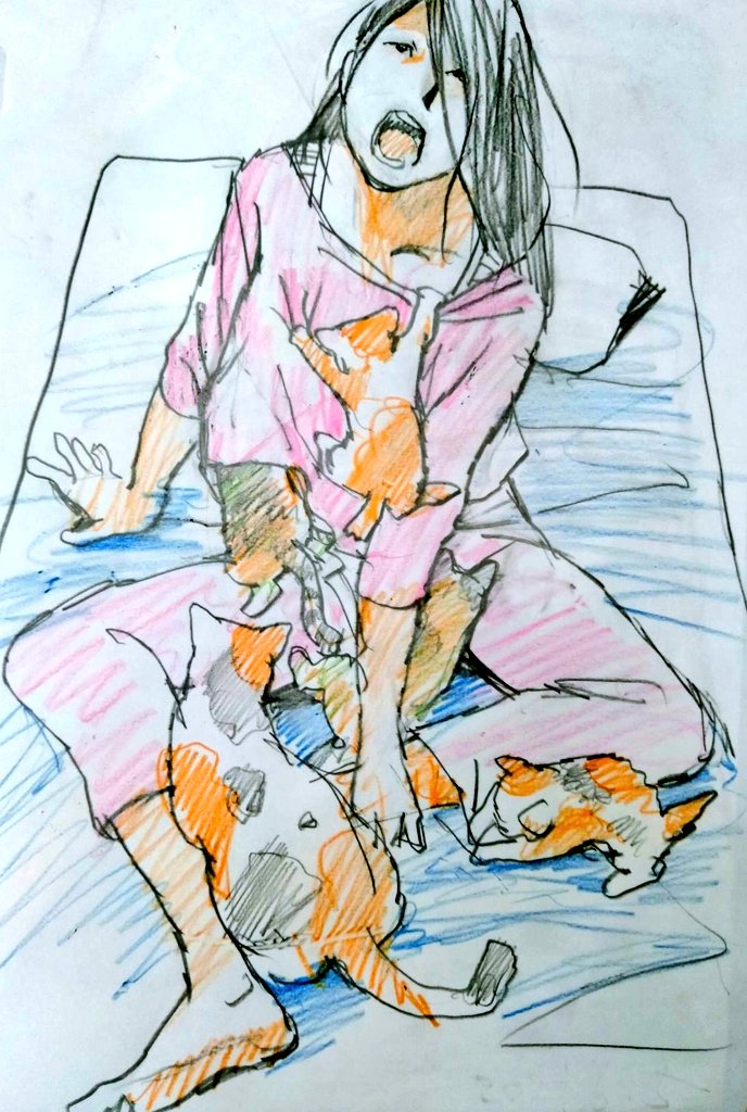sim_kyrm's tweet photo. てことは寝ている時に見てる夢も視覚中枢だか視神経だかを使ってるってことなのかな？ https://t.co/YuoNo86t5F
