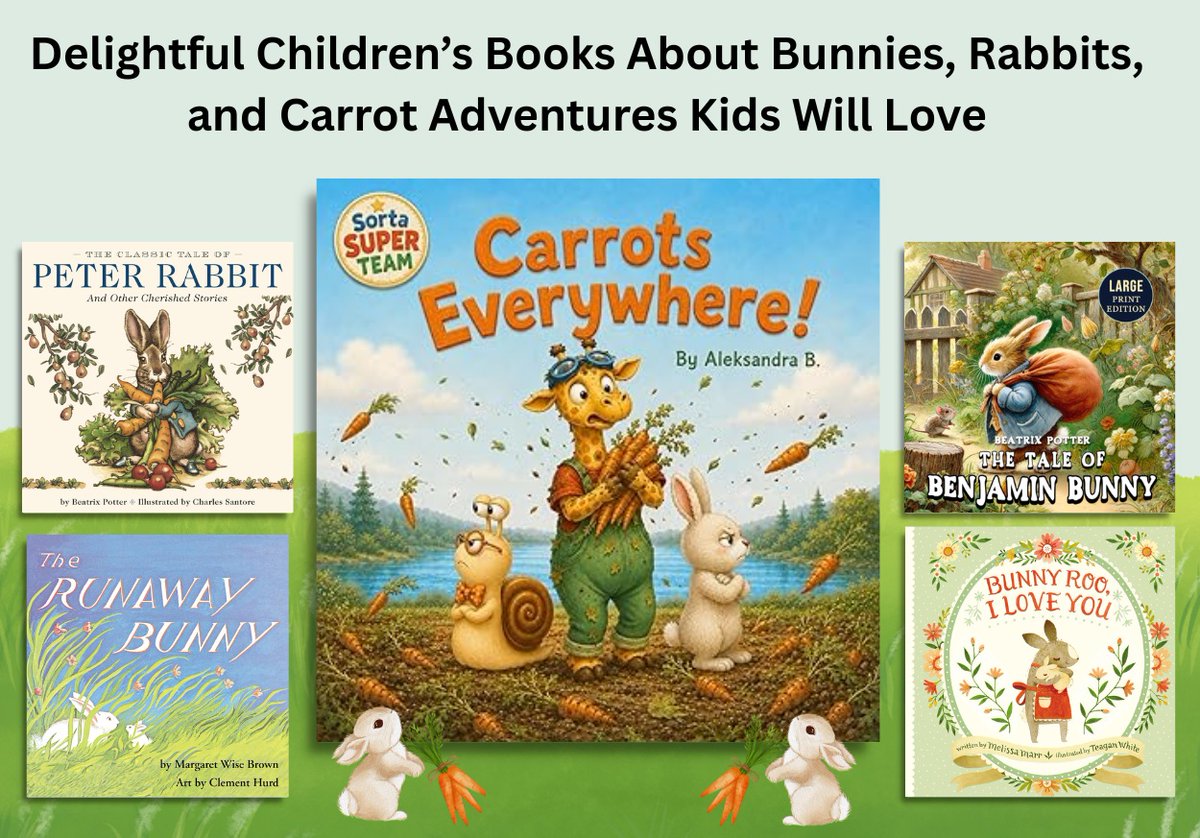 BookBuzznet's tweet photo. 8 Delightful Children’s Books About Bunnies, Rabbits, and Carrot Adventures Kids Will Love
https://t.co/2lWRhOojiy https://t.co/UVVkDMpZVm