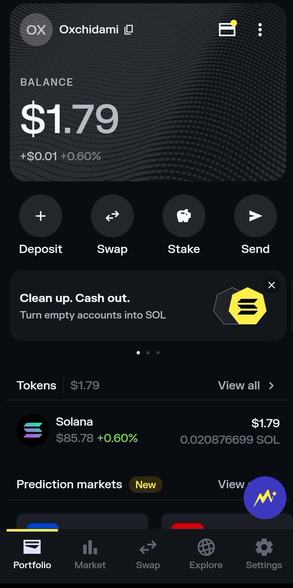0xChidami's tweet photo. @rqwings I'm 27 
From Nigeria 
$1.79 in crypto 

life is so good 😊 

Alhmdulilah bini'imati https://t.co/nL9NMSu3FV