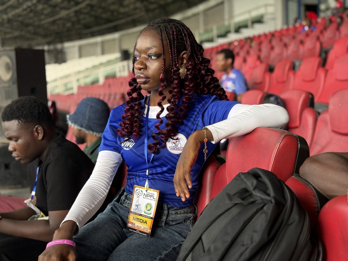 Ikio_Annabel's tweet photo. The 2025-26 NPFL Season comes to an end. It's been a delight covering the games, especially in Rivers State✨💙 https://t.co/m1c3aXrKyi