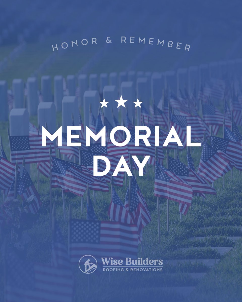 wisebuildersrnr's tweet photo. 🇺🇸 Today, we take special time to honor the heroic men &amp; women who made the ultimate sacrifice for our freedom. Their courage, service, &amp; dedication will never be forgotten. We remember &amp; give thanks for those who gave everything for our country. 

#MemorialDay #NeverForgotten https://t.co/aIx4Ma0W95