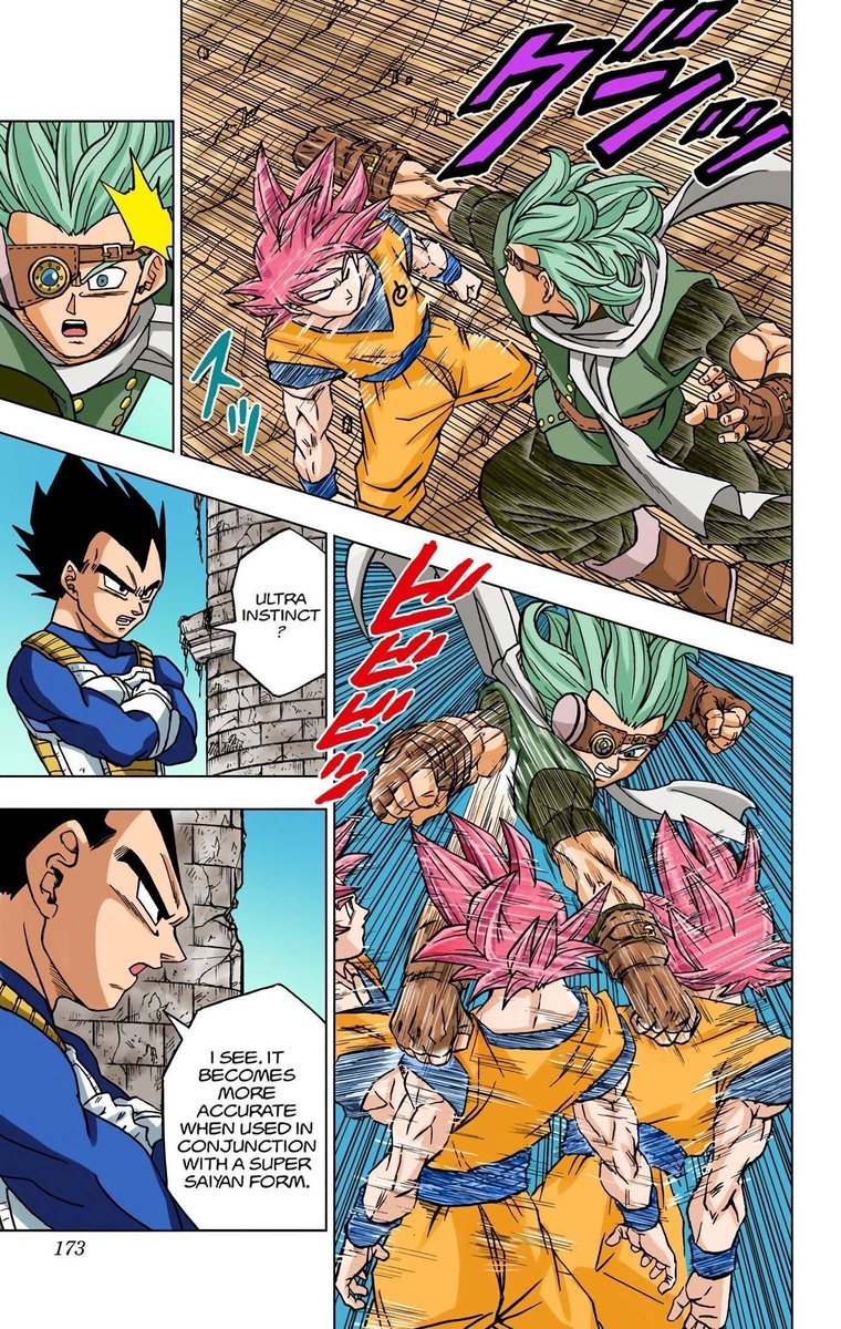 DBZdaily_'s tweet photo. Ultra Instinct + Super Saiyan God https://t.co/9BhIJpJjUq