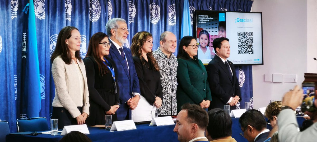comar_sg's tweet photo. La Coordinadora General de la #COMAR @xade_mm  acudió a la presentación del Análisis de la situación de los derechos de #NNAS en #México, #SITAN2026, que reunió a representantes de gobierno, academia, organismos internacionales y sociedad civil.

@SEGOB_mx @sipinna_mx https://t.co/6LMaxxM0Bj