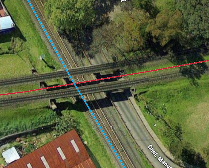aguanteferrovi1's tweet photo. @RielesDelPlata Pero tomá en cuenta que vas a tener que sacrificar la calle de al lado para poder mover de lugar la estación Juan. B. Justo, ya que en tu gráfico se ve como esta se le interpone. https://t.co/KJ4YLiR4Zp