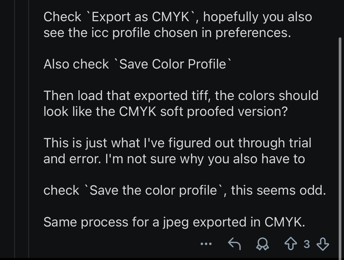 persxpc's tweet photo. @sanhoewoo @C0RBYNSTIDDIES gimp natywnie nie obsluguje cmyk, moze jedynie moglabys poszukac jakichs pluginow do gimpa?? https://t.co/i5TJXs8hzP