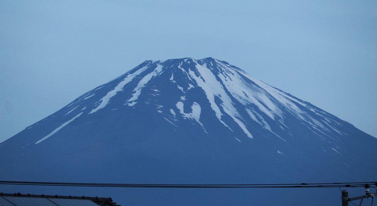 ひろまつ 今日の富士山 tweet media