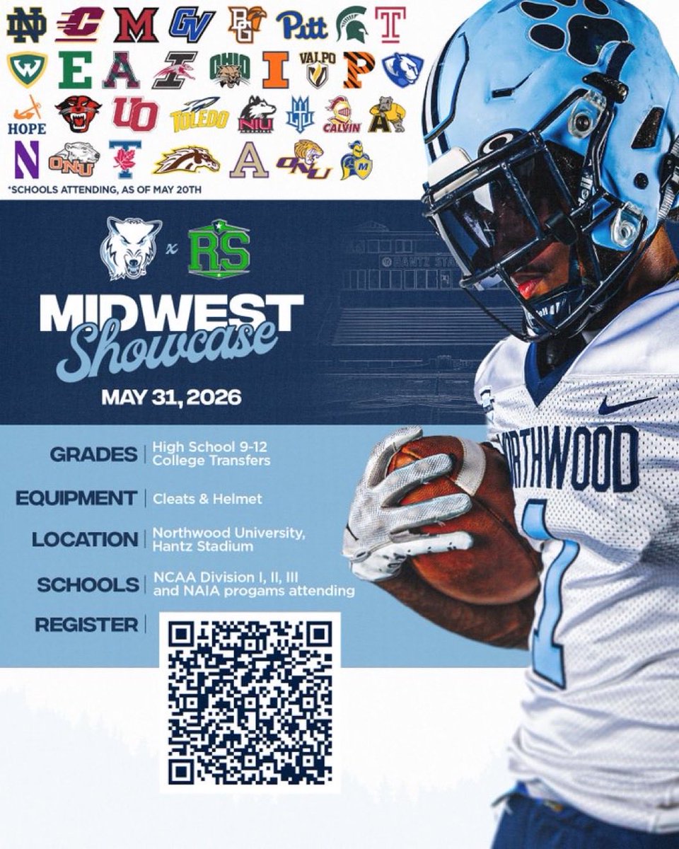 LGodlewski74's tweet photo. I am signed up for and will be attending the Northwood University Midwest Showcase this coming Sunday, May 31st!!
Excited to get out in front of some coaches and compete! https://t.co/VPwE5DrI2c