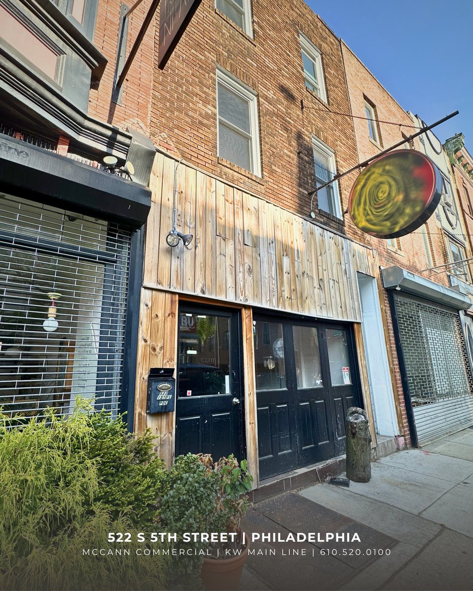 McCannCRE's tweet photo. Available for Lease: 522 S 5th Street | Philadelphia

Prime Queens Village retail opportunity with existing restaurant infrastructure, strong street visibility, and rear parking availability.

Jennifer Houghton | 215.287.8493
McCann Commercial | KW Main Line | 610.520.0100 https://t.co/kvzbe4vNoX