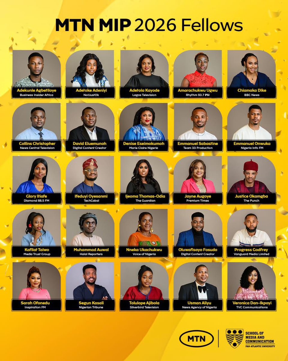 sabastinemma's tweet photo. I am absolutely thrilled to announce that I have been accepted into the MTN Media Innovation Programme and I’m officially a fellow. 

It’s an @MTNNG fully sponsored scholarship at the Pan-Atlantic University. 

The learning never stops📚.  

#MTNMIP #MIPAlumni https://t.co/C2jH2oqso4