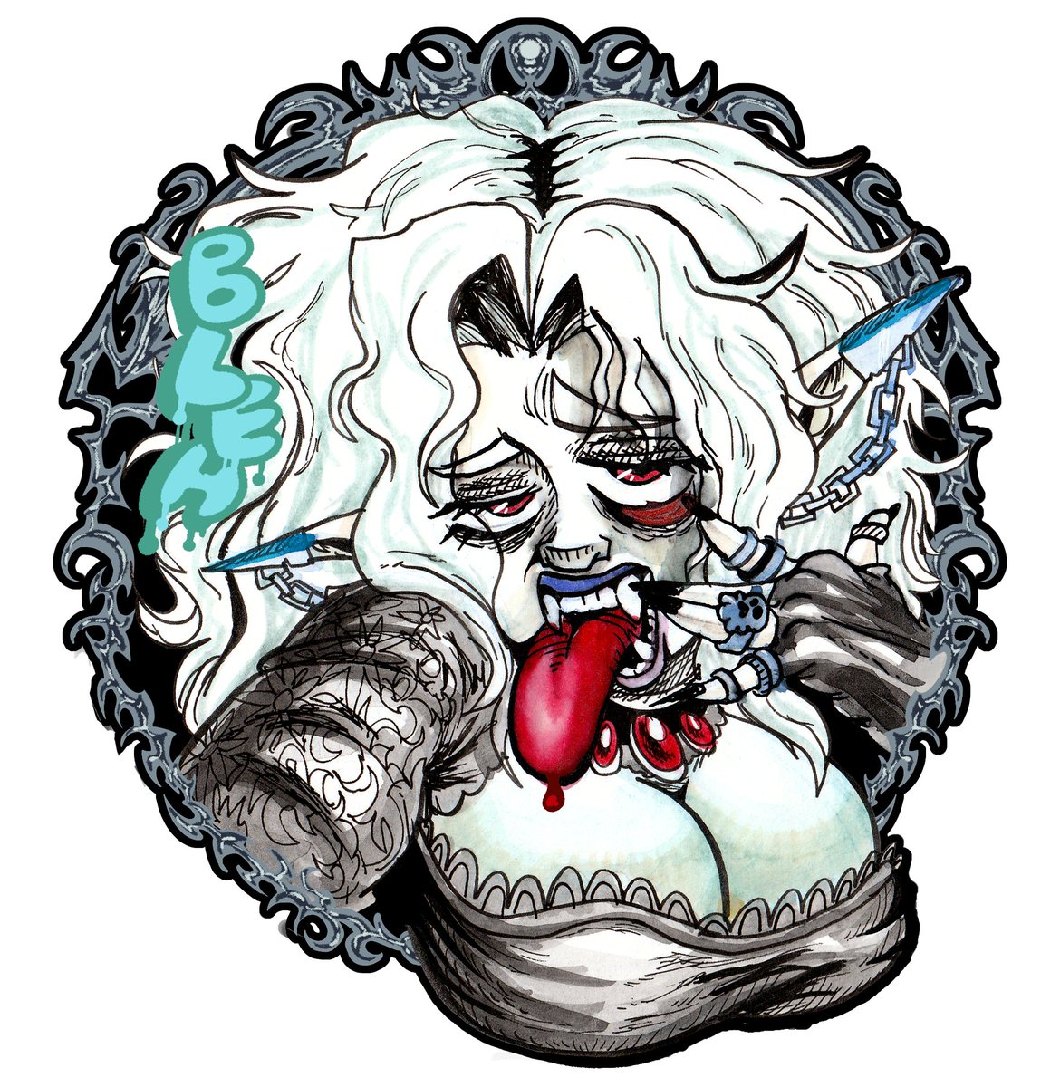 leroyalmess's tweet photo. DnD Token: Belladonna the Vampiric Rogue🦇 https://t.co/V59pin4wOy