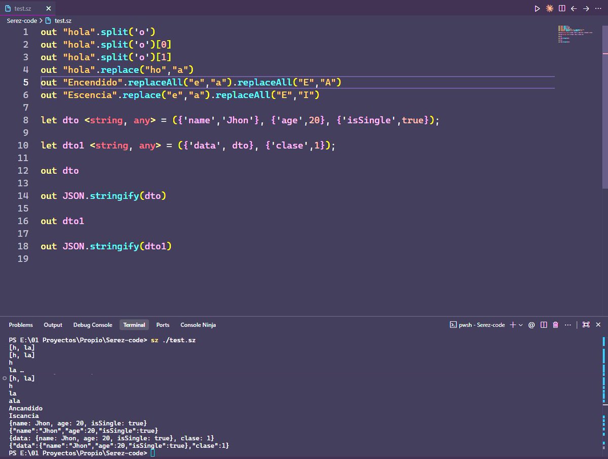 serujio32's tweet photo. ¡Serez-Code 2.0 ya está acá! 🤪 

Un lenguaje indie hecho 100% en Rust, sin GC, con Region Based Memory y súper FÁCIL de probar y GRATIS. 

¿Listo para probar algo nuevo? 

Repo: https://t.co/OisUYcBUrR

Instalador: https://t.co/ThBE0dBwMP

#SerezCode #ProgrammingLanguages #Rust #IndieDev #MadeWithRust #DevIndie