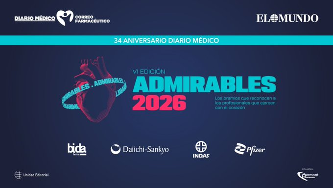 Farmaceuticos_'s tweet photo. 🎖️ @DMedico y @CFarmaceutico celebran los Premios #Admirables26, galardones que distinguen el compromiso de los profesionales de la sanidad con la salud de las personas. 

🥼 En la categoría Farmacia, los reconocimientos han recaído en tres referentes de la profesión.  

🎂#34AniversarioDM