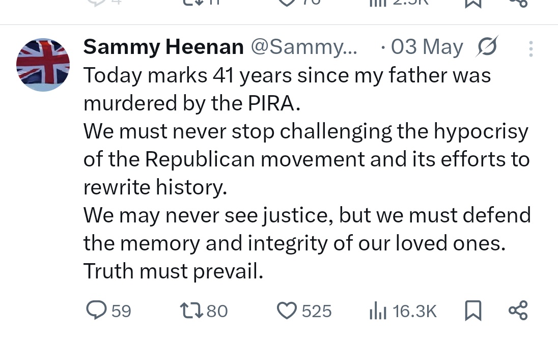 Crimes of Loyalism tweet media