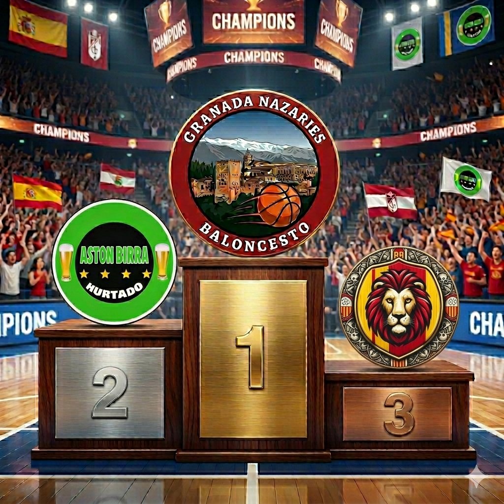 labfantasy00's tweet photo. EUROCUP:
1º Granada Nazaríes 
2º Aston Birra
3º Basket Jun https://t.co/GSZS2NhTYs