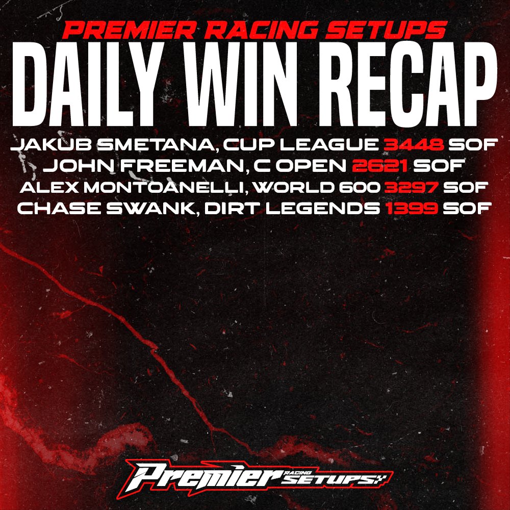 Premier Racing Setups tweet media