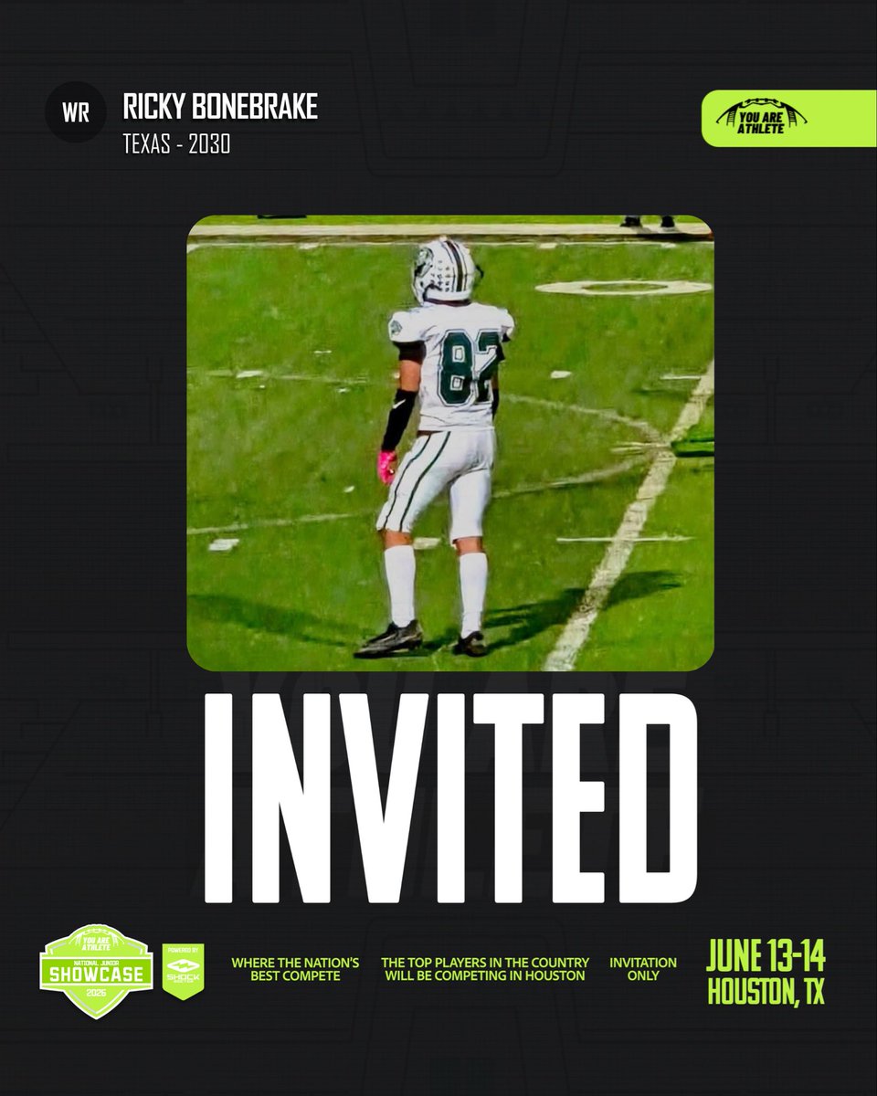 RickyBonebrake_'s tweet photo. Grateful and thank for the invite and a chance to show out! #wideout #915football #allglorytoGOD @youareathlete @ShockDoctor https://t.co/SSVW276nS6