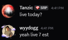 WyydoggUpdates's tweet photo. ✅ Wyydogg will be LIVE today at 7 ET/6 CT/4 PT
https://t.co/UAVO9lDK3P https://t.co/ZmMESGRXGd