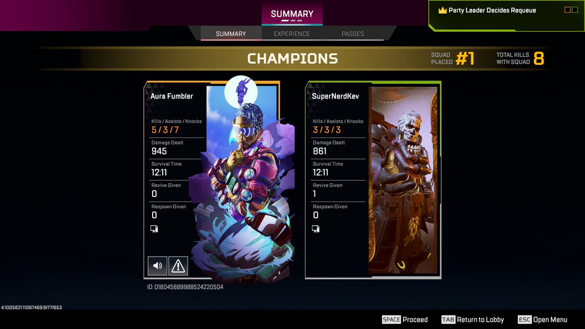 SuperNerdKev's tweet photo. The greatest to ever do it there is no exaggeration I was on the verge of tears as @YourMainMali carried me in Apex 😭😭😭 https://t.co/OYTOG8BqoQ