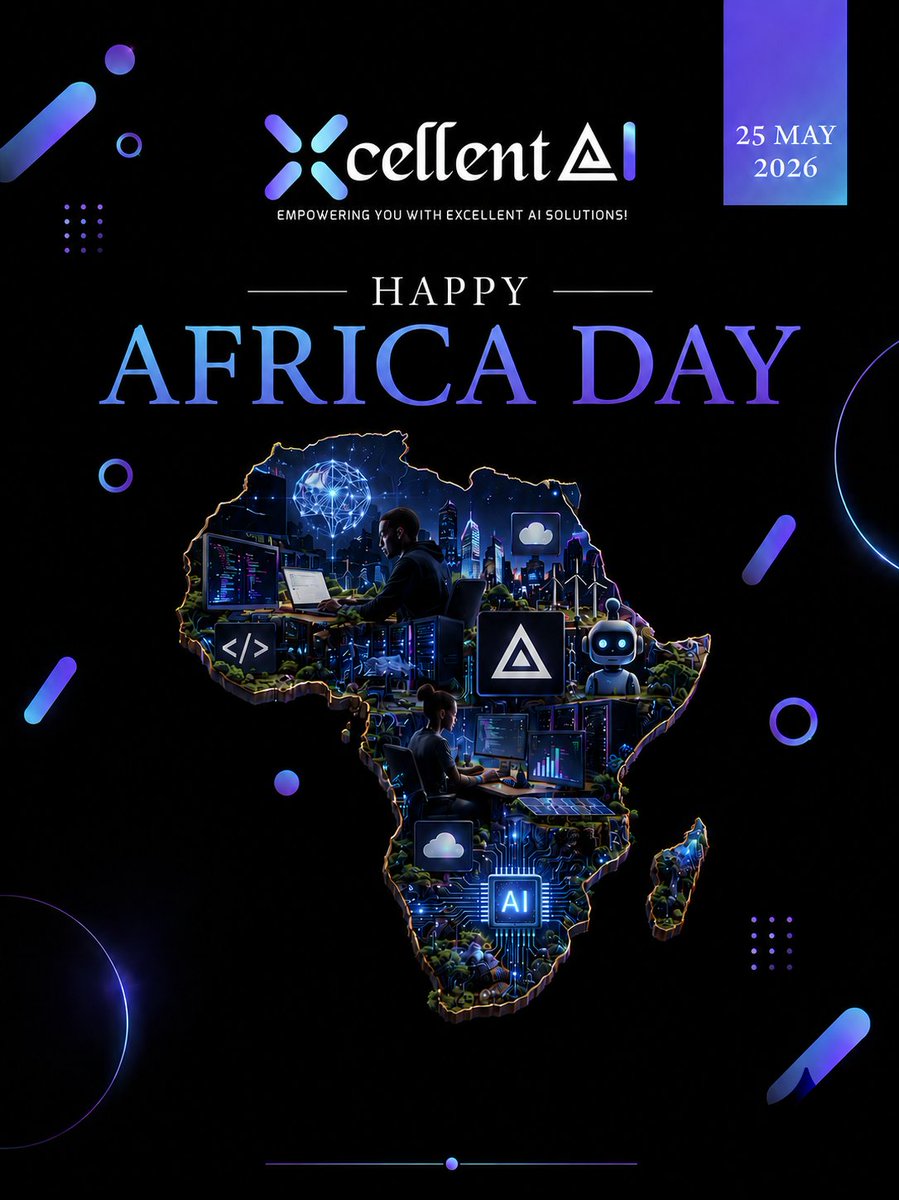 XcellentAI's tweet photo. We are not just building technology. 

We are building each other. 

"I am because you are."

#Ubuntu #AfricaDay https://t.co/ixVZW5PMYK