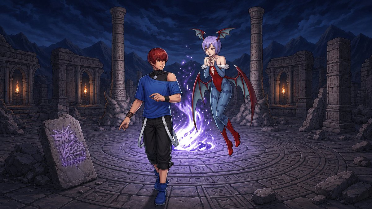 🚨 Repost 05/15 de toda a série de imagens SNK vs Capcom: Neogeo Ai ...
