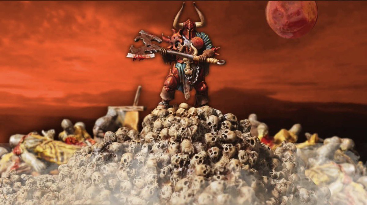 dungeoncraft's tweet photo. Tomorrow. 11am EST. The Deathbringer Minis launch on Kickstarter. Chainmail bikinis &amp; pig-faced orcs are BACK! https://t.co/1Wg14UOyBE