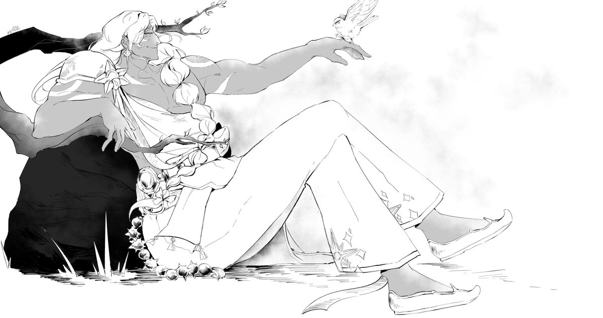 Aurxboros's tweet photo. @blooeoo So much luck to everyone!!! This is my oc Nawaf! https://t.co/V2schoyy7C