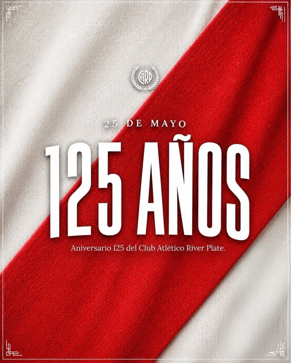 Sdbogarin's tweet photo. Hasta el infinito... Y más allá!!! Felices 125 años @RiverPlate de mí vida https://t.co/W89bJyTcKK