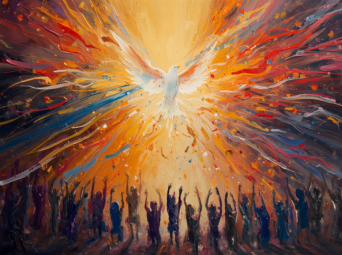 art4dday's tweet photo. Pentecost🕊️🕊️ https://t.co/hgzQwLQC70