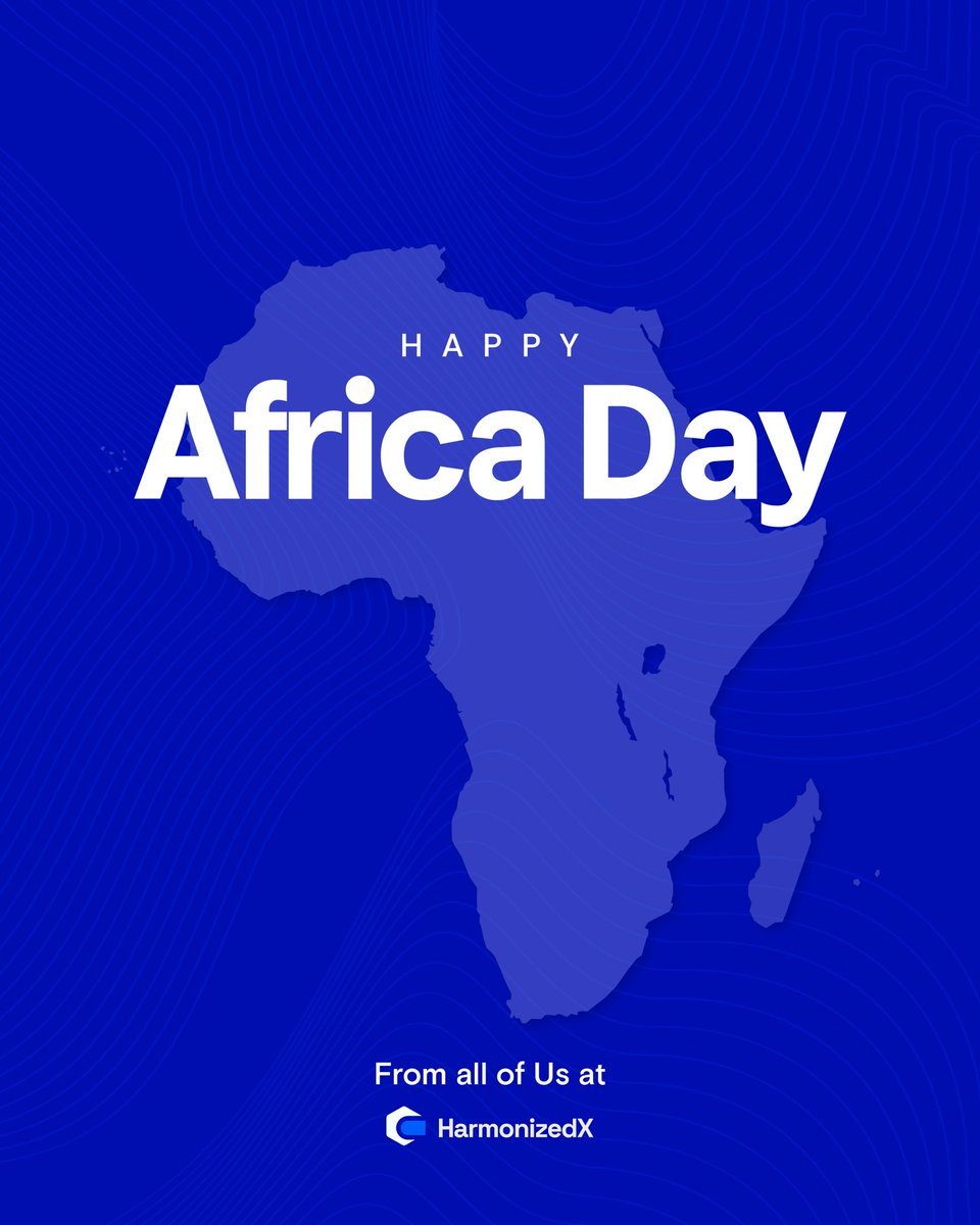 HarmonizedX's tweet photo. Happy Africa Day 🌍

A continent of potential.
A continent building its own systems.

The future is connected.
And it’s being built right here.

#AfricaDay #HarmonizedX #AfricaRising #BuildInPublic #GovTech https://t.co/mh7O50aETI