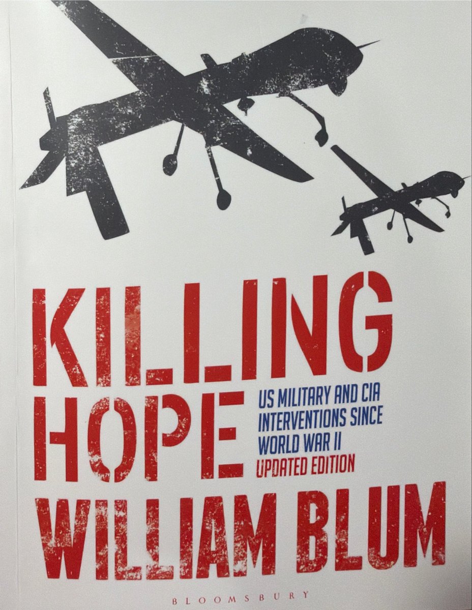 heruk55's tweet photo. Read these books over the weekend. Although I can’t stomach the negative implicit and explicit portrayal of communism, the excerpt below from “Killing Hope” on page 390, clearly explains American Imperial Policies. https://t.co/jI8EvxJD1m