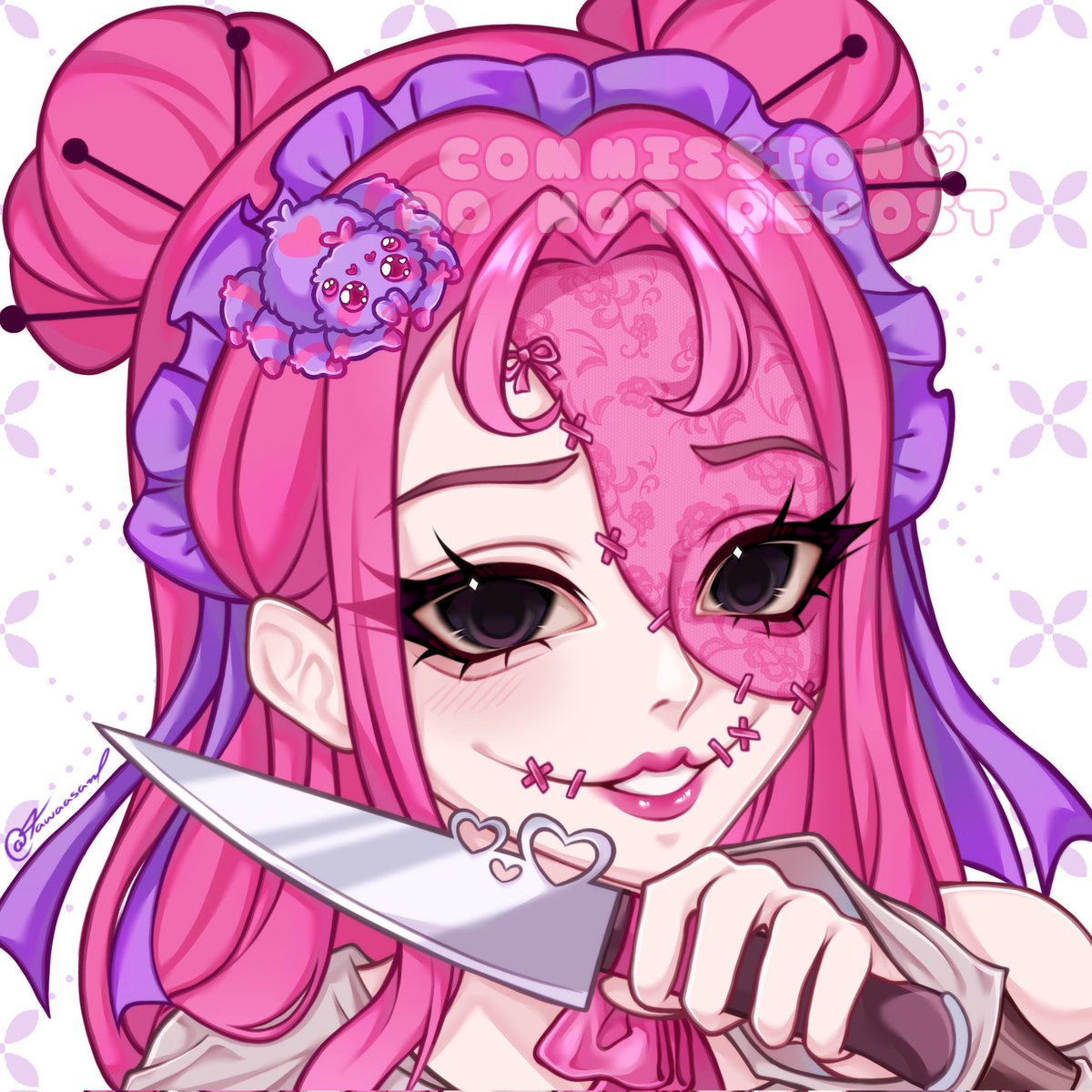 tawaasan's tweet photo. Icon Commission!!🩷🕷🔪

Another cutegore commission finished jsjs, I'm really enjoying drawing in this style🥹💞

https://t.co/zfpagzaFIs

#VGenComm #icon #commission #cutegore #commissionart #digitalart #vgencommission #vgen #commissionopen #cutegoreart https://t.co/VM5UdmIAE9