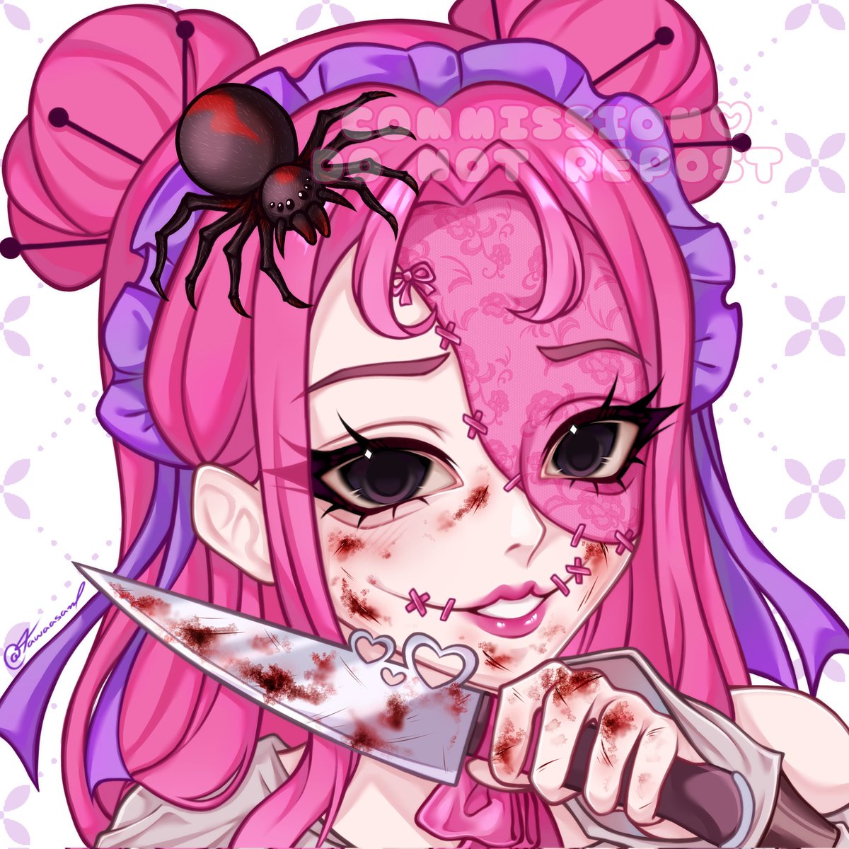 tawaasan's tweet photo. Icon Commission!!🩷🕷🔪

Another cutegore commission finished jsjs, I'm really enjoying drawing in this style🥹💞

https://t.co/zfpagzaFIs

#VGenComm #icon #commission #cutegore #commissionart #digitalart #vgencommission #vgen #commissionopen #cutegoreart https://t.co/VM5UdmIAE9