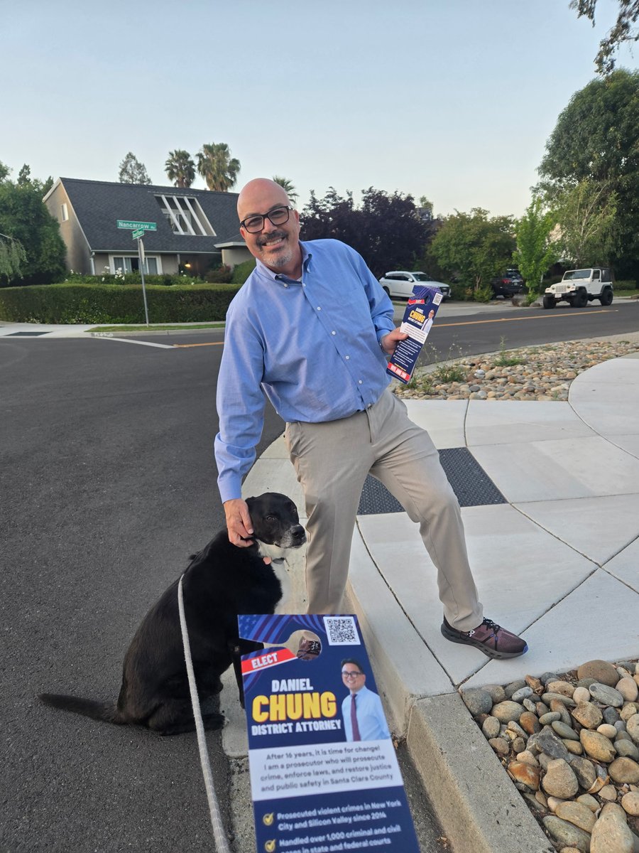 JohnnyKhamis's tweet photo. It's a good day to vote and please vote for Dainoel Chung @chungforchange  for District Attorney. https://t.co/o6wKjvlUoF