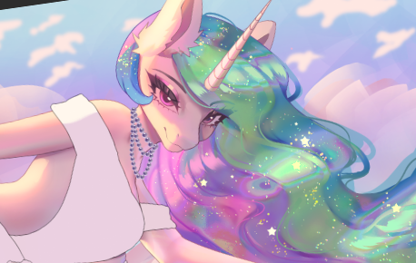 HikeruminYu's tweet photo. Celestia wip https://t.co/nNEV7p0wFw