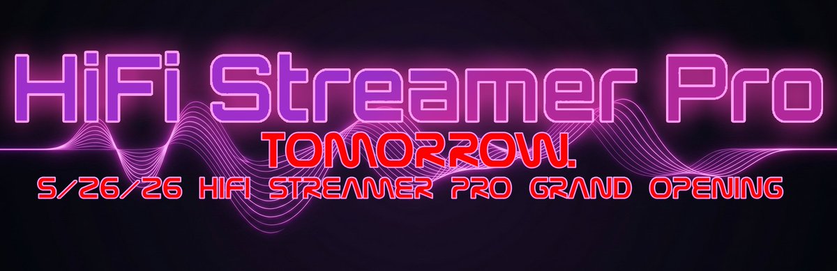 HiFiStreamer's tweet photo. 🚨💜🎊HiFi Streamer Pro is launching on Steam tomorrow!🥳🟪🔊 https://t.co/ByA4akQNiC