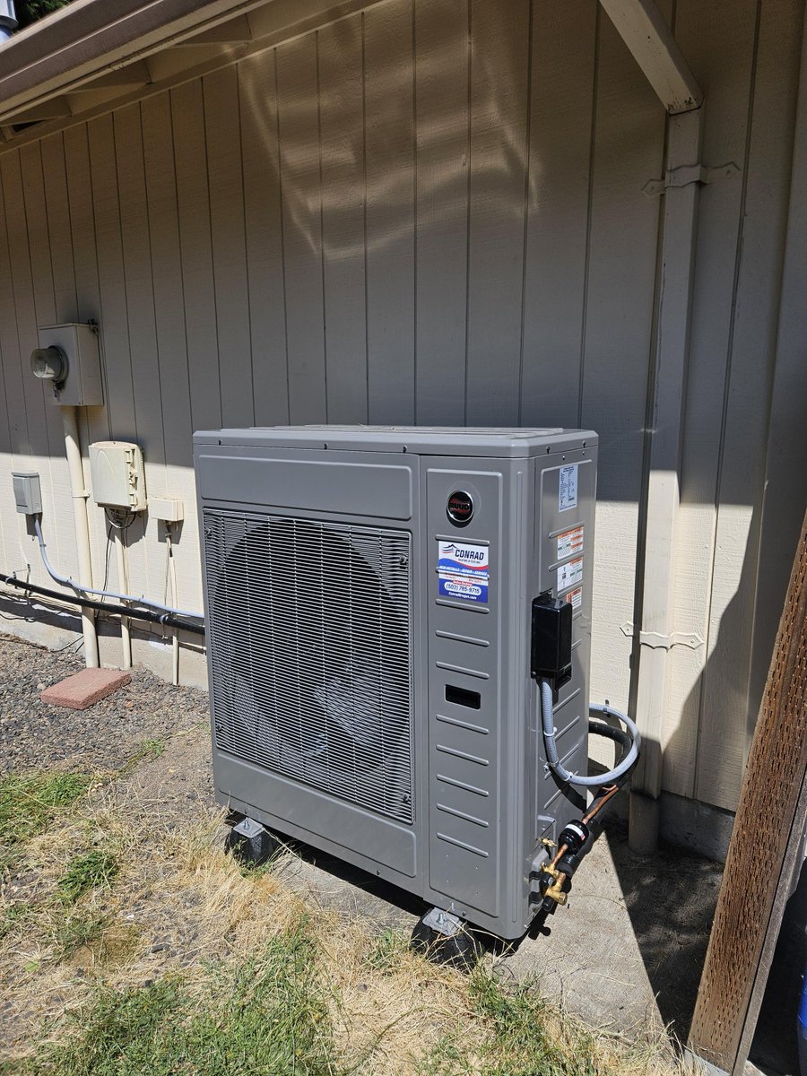 ConradOregon's tweet photo. Don’t wait for the next Oregon heatwave 🔥
Install a modern air conditioning system now and enjoy quiet, efficient cooling at home.
Professional HVAC service you can trust.

📞 (503) 785-9715

#oregon #portland https://t.co/RXcsWjukpr