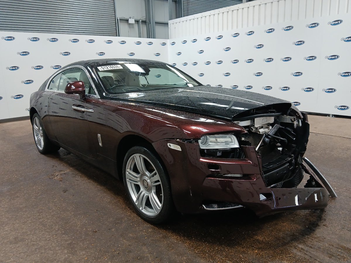 CopartUKLimited's tweet photo. 2013 Rolls Royce Wraith V12: https://t.co/2tMyM1CeX6

🛠️ CAT S | Front | Power steering fault
📅 Auction info: 01/06/26, Newbury
Lot No. 52126536 - Bid online! https://t.co/s01a5T0Lfa
