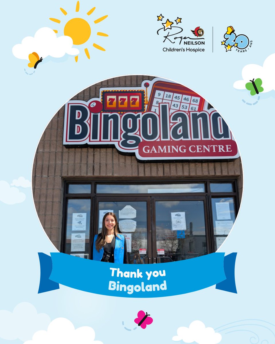 RNeilsonCH's tweet photo. We are deeply grateful to Bingoland Gaming Centre for their incredible support of Roger Neilson Children's Hospice. Your generosity helps us enrich the lives of children and families, making every moment count. Thank you for making a difference! https://t.co/WmXr4rsPtN