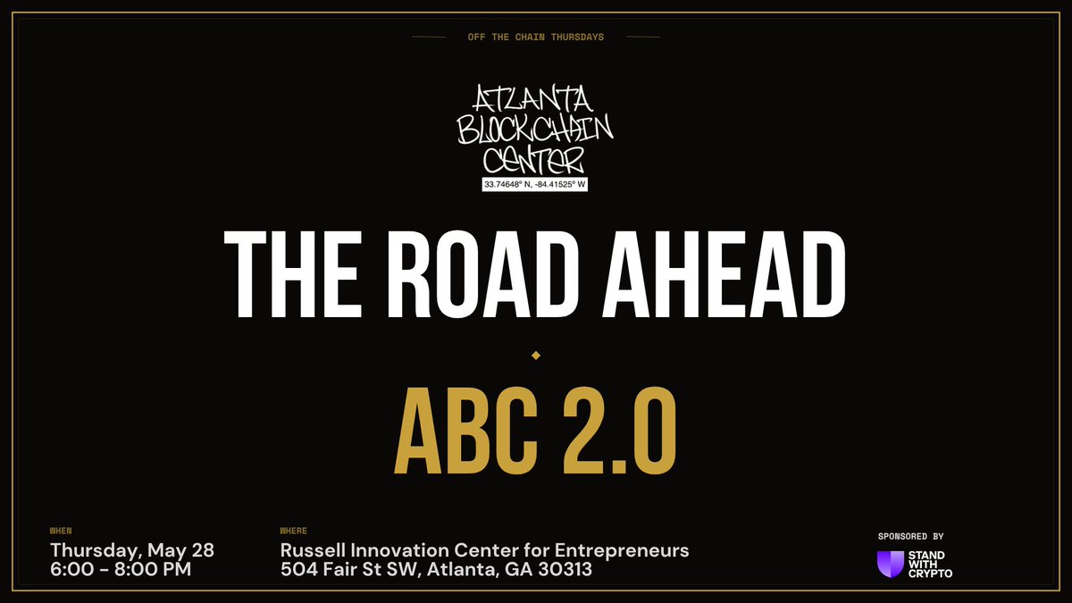 Atlanta Blockchain Center tweet media