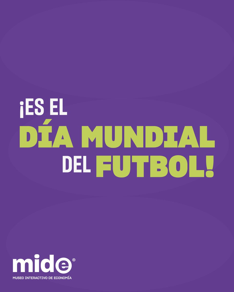 MuseoMIDE's tweet photo. El Día Mundial del Futbol se celebra pasando el balón 🥳⚽️

La verdadera magia del fútbol no pasa en los grandes estadios, pasa en la vida diaria y ahora en la cancha del MIDE. 🤗

Abrimos de martes a domingo, de 9:00 a 17:00 h. ¡Te esperamos! 💫 https://t.co/2lQMnuAnfZ